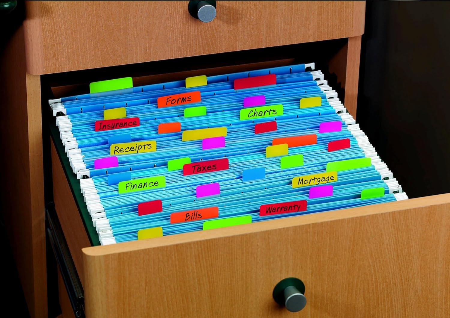 imagePostit 686PGOT Index Onglets de classement Medium Strong Rose Vert Orange Paquet de 36Vert Orange Rose