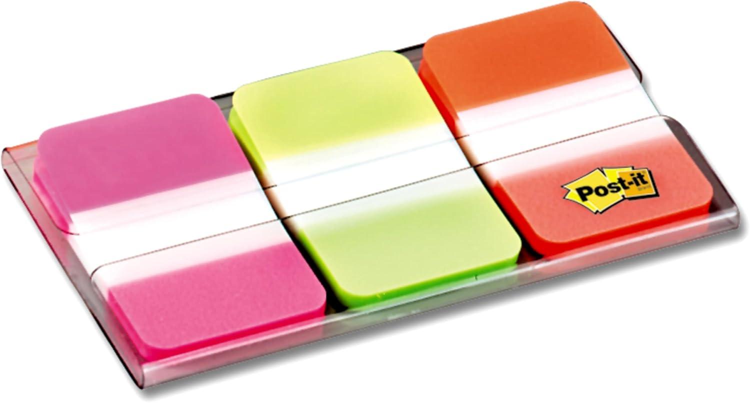 imagePostit 686PGOT Index Onglets de classement Medium Strong Rose Vert Orange Paquet de 36Vert Orange Rose