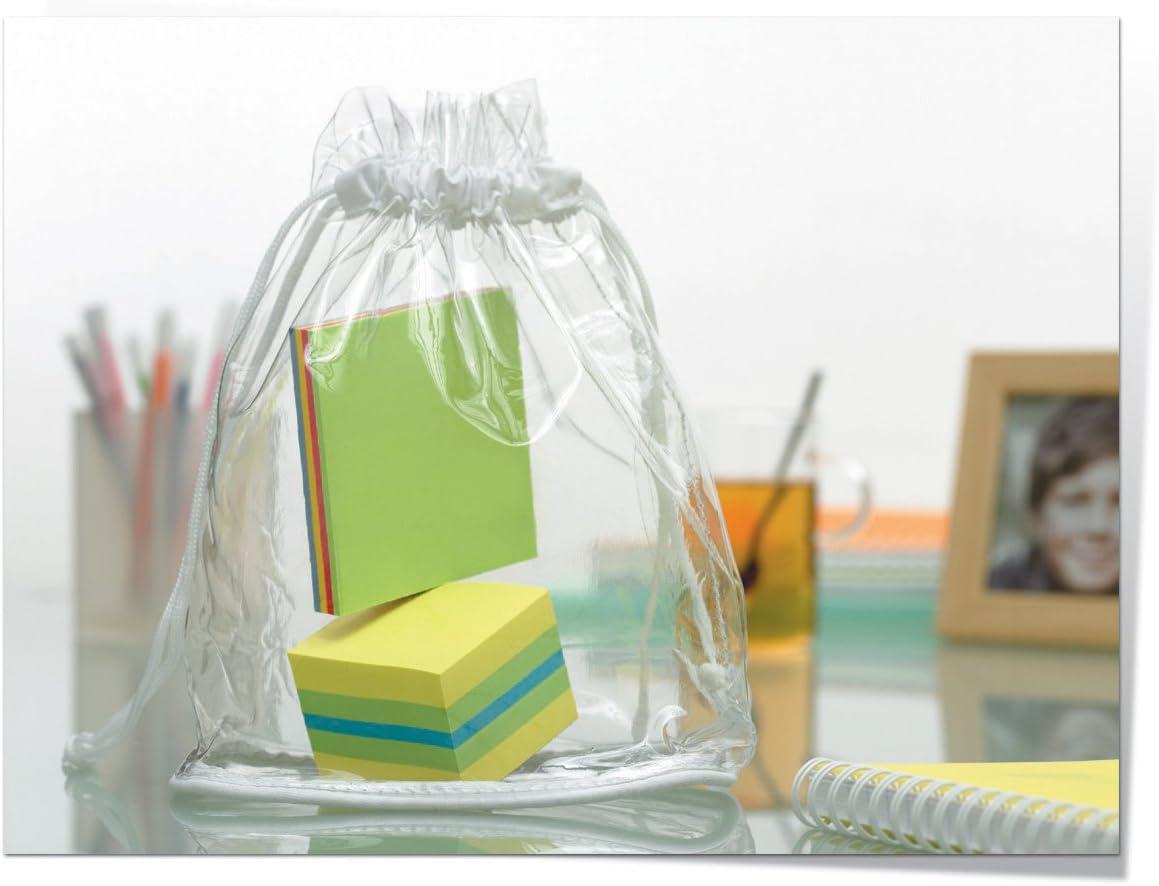 imagePostit Notes Autocollantes Mini Cube 400 Feuilles 51 mm x 51 mm Vert Bleu Jaune Feuillets Adhsifs pour Prise de Notes Listes de Tches et RappelsJaune