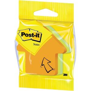 Post-it Notes Autocollantes, Forme Découpée, Cœur, 225 Feuilles, 70 mm x 70 mm, Rose – Feuillets Adhésifs pour Prise de Notes, Listes de Tâches et Rappels(Orange)