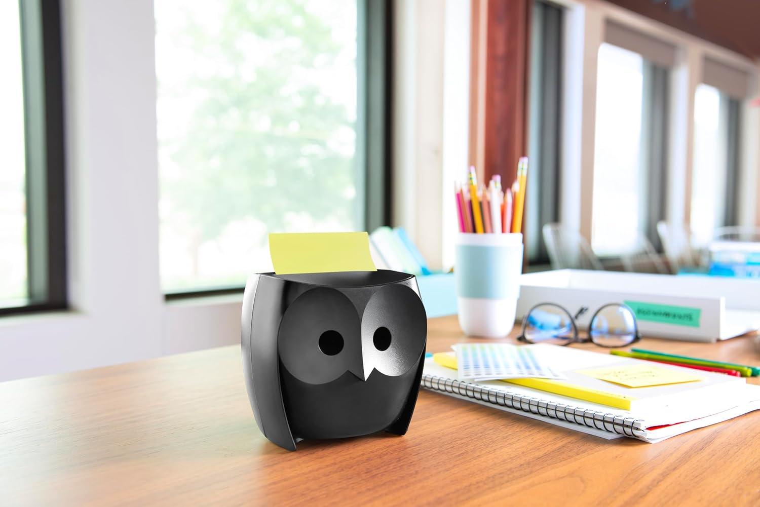 imageDvidoir ZNotes Postit Hibou Noir ZNotes Postit Super Sticky 45 FeuillesBloc 2 BlocsPaquet