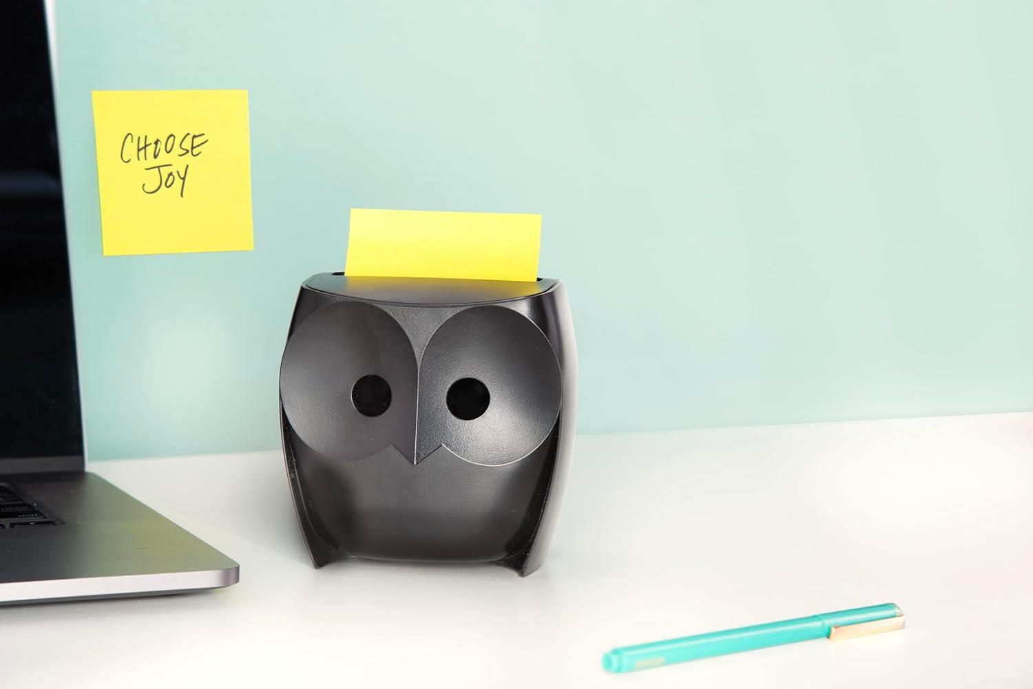 imageDvidoir ZNotes Postit Hibou Noir ZNotes Postit Super Sticky 45 FeuillesBloc 2 BlocsPaquet