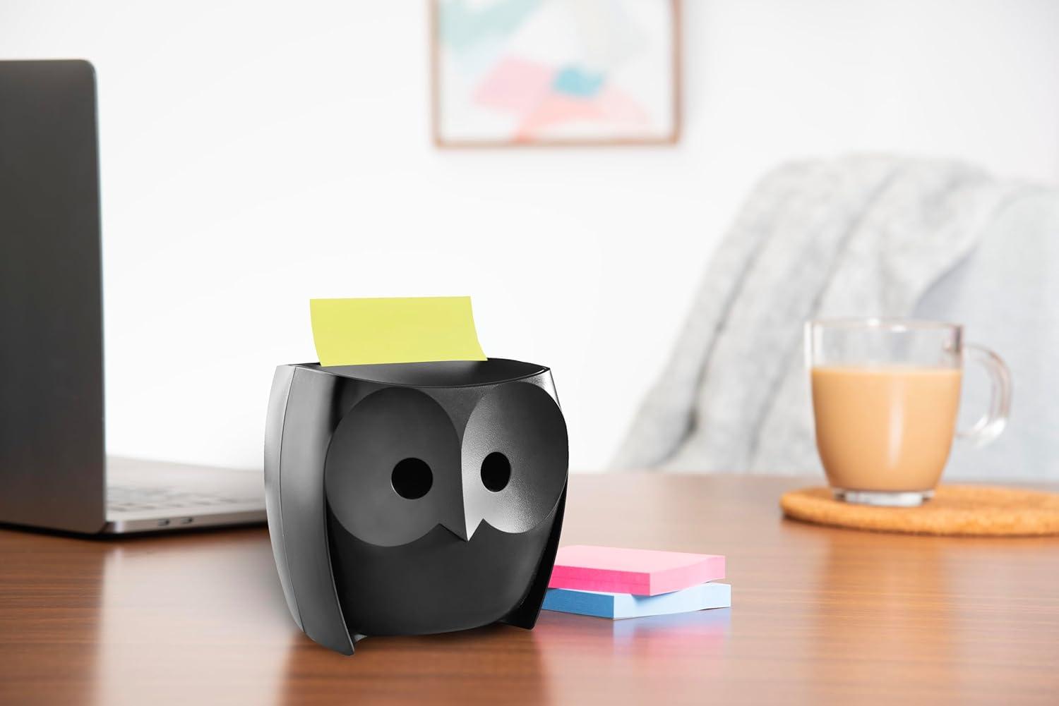 imageDvidoir ZNotes Postit Hibou Noir ZNotes Postit Super Sticky 45 FeuillesBloc 2 BlocsPaquet