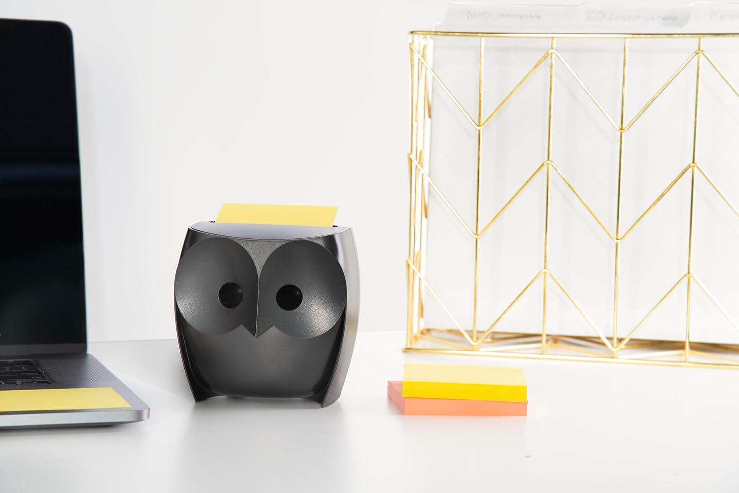 imageDvidoir ZNotes Postit Hibou Noir ZNotes Postit Super Sticky 45 FeuillesBloc 2 BlocsPaquet